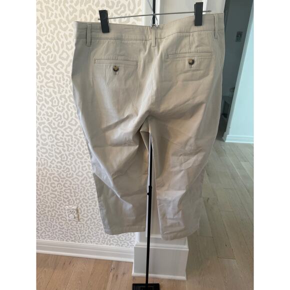 Tommy Bahama Women's Khaki Sand Boracay Cropped Pants Size 14 - Picture 4 of 9